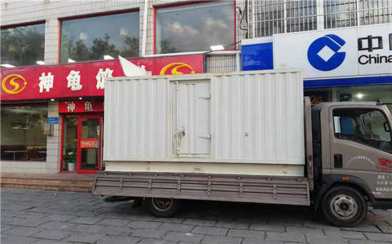 金银川路街道发电车出租
